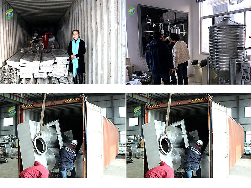 2套600噸玉米儲存鋼板倉在菲律賓交工驗收