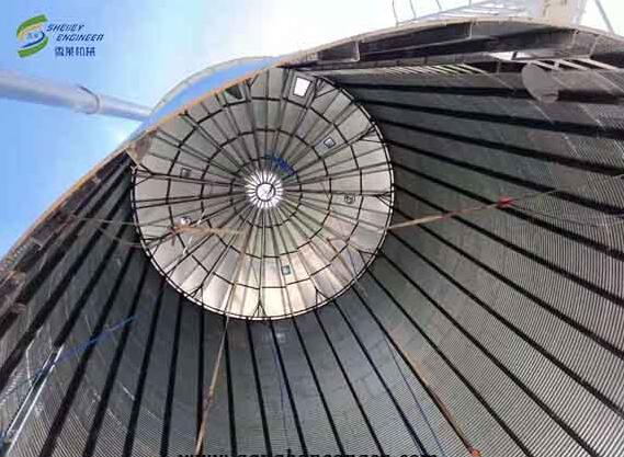 臨沂鋼板倉糧情檢測系統(tǒng)安裝調(diào)試完成